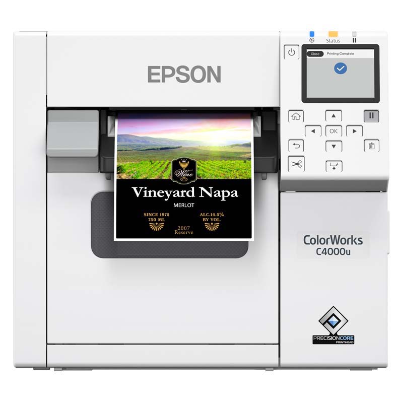 EPSON CW-C4000e Serisi Renkli Etiket Yazcs