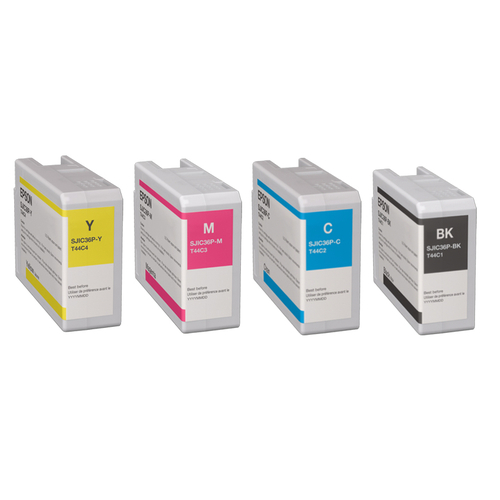 EPSON C6000/C6500 Renkli Etiket Yazc Kartular