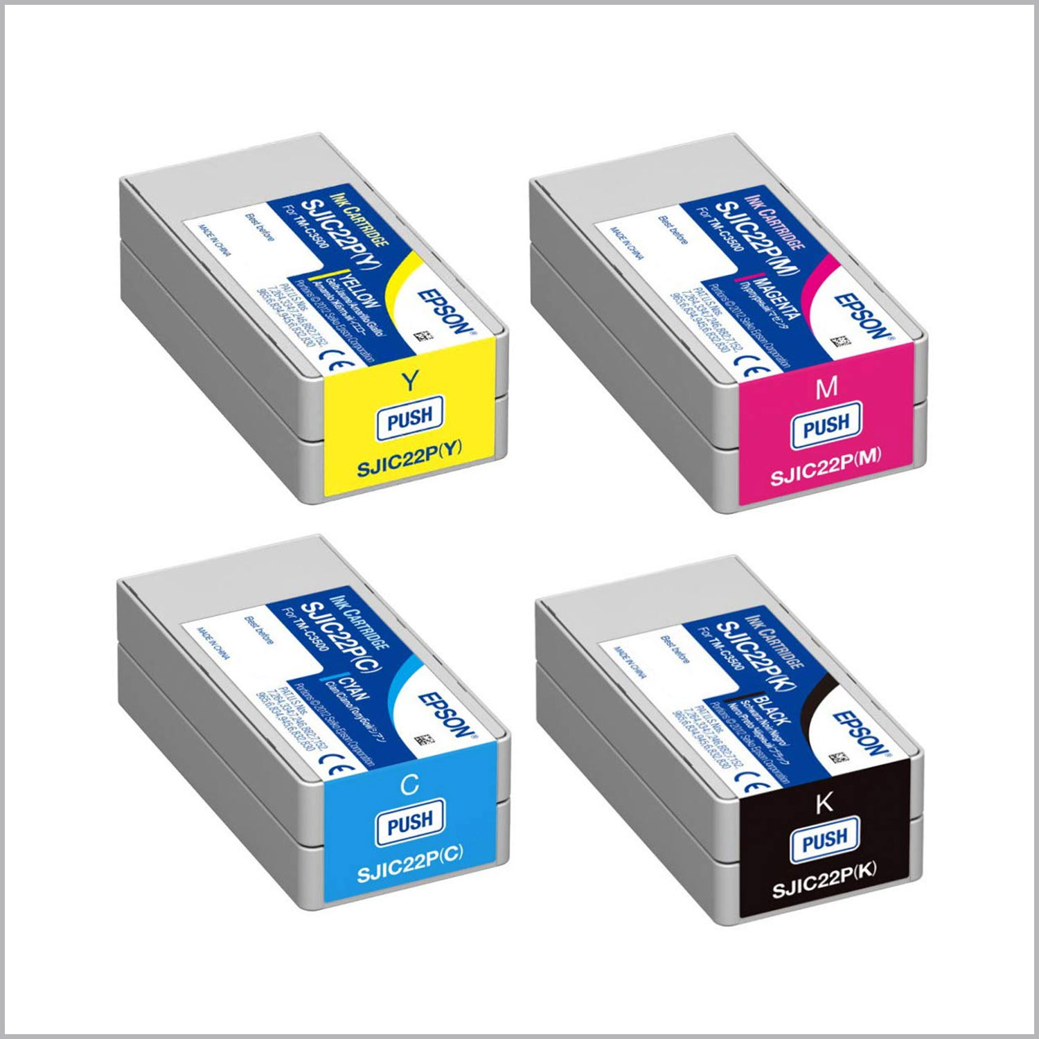 EPSON C4000e Renkli Etiket Yazc Kartular